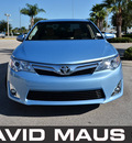 toyota camry 2012 blue sedan xle 4 cylinders front wheel drive automatic 32771