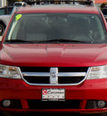 dodge journey 2009 dk  red suv sxt gasoline 6 cylinders front wheel drive automatic 62034