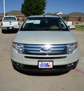 ford edge 2007 off white suv sel gasoline 6 cylinders front wheel drive automatic with overdrive 76108