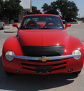 chevrolet ssr 2004 red gasoline 8 cylinders rear wheel drive automatic 76087