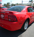 ford mustang 2001 red coupe gasoline 6 cylinders rear wheel drive automatic 92882