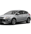 ford focus 2012 silver hatchback sel gasoline 4 cylinders front wheel drive 6 speed automatic 77388