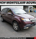 acura mdx 2007 dk  red suv gasoline 6 cylinders all whee drive automatic 07044