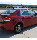 ford focus 2010 red sedan se gasoline 4 cylinders front wheel drive automatic with overdrive 77065