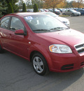 chevrolet aveo 2008 red sedan gasoline 4 cylinders front wheel drive automatic 13502