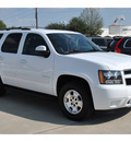 chevrolet tahoe 2010 white suv lt flex fuel 8 cylinders 2 wheel drive 6 speed automatic 77090