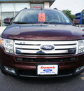 ford edge 2009 dk  red suv limited gasoline 6 cylinders all whee drive automatic with overdrive 08753