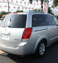 nissan quest 2007 silver van sl gasoline 6 cylinders front wheel drive automatic 07702