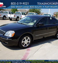 ford five hundred 2005 black sedan sel gasoline 6 cylinders front wheel drive automatic 76108