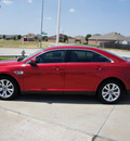 ford taurus 2011 red sedan sel gasoline 6 cylinders front wheel drive automatic 76108