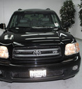 toyota sequoia 2002 black suv limited gasoline 8 cylinders rear wheel drive automatic 91731