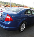ford fusion 2010 blue sedan sel flex fuel 6 cylinders front wheel drive shiftable automatic 98032