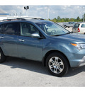 acura mdx 2008 lt  blue suv w tech w res gasoline 6 cylinders all whee drive automatic 77388