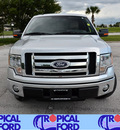 ford f 150 2010 silver xlt gasoline 8 cylinders 2 wheel drive automatic 32837