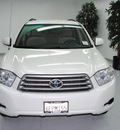 toyota highlander 2008 white suv gasoline 6 cylinders front wheel drive automatic 91731