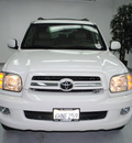 toyota sequoia 2006 white suv limited gasoline 8 cylinders rear wheel drive automatic 91731
