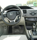honda civic 2012 silver sedan gasoline 4 cylinders front wheel drive automatic 46219