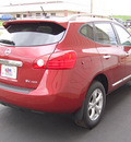 nissan rogue 2011 red wagon sv gasoline 4 cylinders front wheel drive cont  variable trans  47130