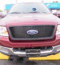 ford f 150 2004 red pickup truck xlt gasoline 8 cylinders rear wheel drive automatic with overdrive 32401