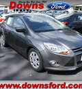 ford focus 2012 gray sedan se gasoline 4 cylinders front wheel drive 5 speed manual 08753