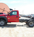 ford f 450 super duty 2011 red biodiesel 10 cylinders 4 wheel drive shiftable automatic 46168