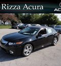 acura tsx 2011 black sedan tech gasoline 4 cylinders front wheel drive automatic with overdrive 60462