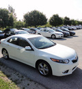 acura tsx 2011 white sedan gasoline 4 cylinders front wheel drive automatic with overdrive 60462