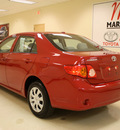 toyota corolla 2010 red sedan le gasoline 4 cylinders front wheel drive automatic 27707