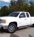 gmc sierra 1500 2012 white pickup truck sle flex fuel 8 cylinders 2 wheel drive not specified 44024