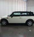 mini cooper clubman 2008 off white hatchback clubman gasoline 4 cylinders front wheel drive 6 speed manual 76108
