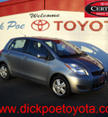 toyota yaris 2010 gray gasoline 4 cylinders front wheel drive automatic 79925