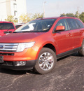 ford edge 2007 orange suv sel gasoline 6 cylinders front wheel drive automatic 61832