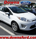 ford fiesta 2012 white hatchback ses gasoline 4 cylinders front wheel drive automatic with overdrive 08753
