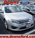ford fusion 2012 silver sedan se gasoline 4 cylinders front wheel drive automatic with overdrive 08753