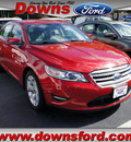 ford taurus 2012 red sedan sel gasoline 6 cylinders front wheel drive automatic with overdrive 08753
