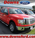 ford f 150 2011 red xlt flex fuel 6 cylinders 2 wheel drive automatic with overdrive 08753