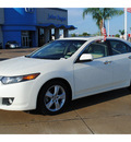 acura tsx 2010 white sedan w tech gasoline 4 cylinders front wheel drive automatic 77065