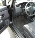 nissan versa 2008 black hatchback 1 8 sl gasoline 4 cylinders front wheel drive automatic 55420