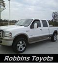 ford f 250 super duty 2005 white king ranch diesel 8 cylinders 4 wheel drive automatic 75503
