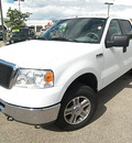 ford f 150 2008 white styleside gasoline 8 cylinders 4 wheel drive automatic 81212