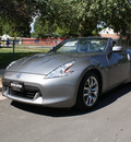 nissan 370z 2010 silver coupe roadster gasoline 6 cylinders rear wheel drive 6 speed manual 80110