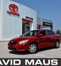 toyota corolla 2009 red sedan le gasoline 4 cylinders front wheel drive automatic 32771