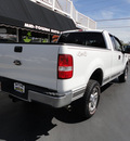ford f 150 2005 white xlt 4x4 gasoline 8 cylinders 4 wheel drive automatic 45005