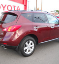 nissan murano 2009 red suv gasoline 6 cylinders front wheel drive automatic 79925