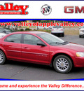 chrysler sebring 2001 dk  red sedan lxi gasoline 6 cylinders front wheel drive automatic 55124