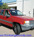 jeep grand wagoneer 1993 red suv gasoline 6 cylinders 4 wheel drive automatic 80910