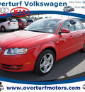 audi a4 2006 red sedan 2 0t quattro gasoline 4 cylinders dohc all whee drive automatic 99336