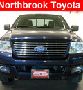 ford f 150 2005 blue fx4 8 cylinders 4 wheel drive automatic with overdrive 60062