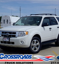ford escape 2012 white suv xlt gasoline 4 cylinders front wheel drive automatic 62708