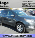 chevrolet traverse 2011 gray suv lt gasoline 6 cylinders all whee drive 6 speed automatic 55391